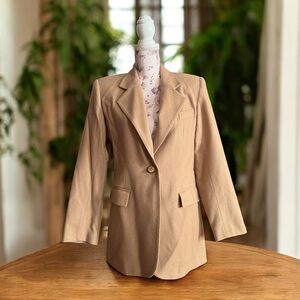 Vintage Bice Nude Padded Blazer